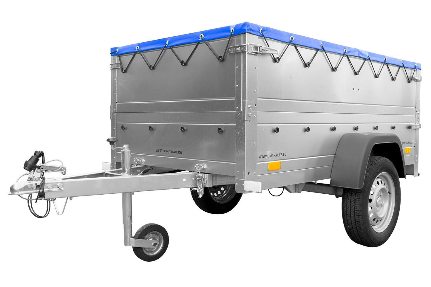 Remorques Remorque neuve 200x106 avec bâche plate, rehausses de ridelles et roue jockey - Garden Trailer 200 KIPP