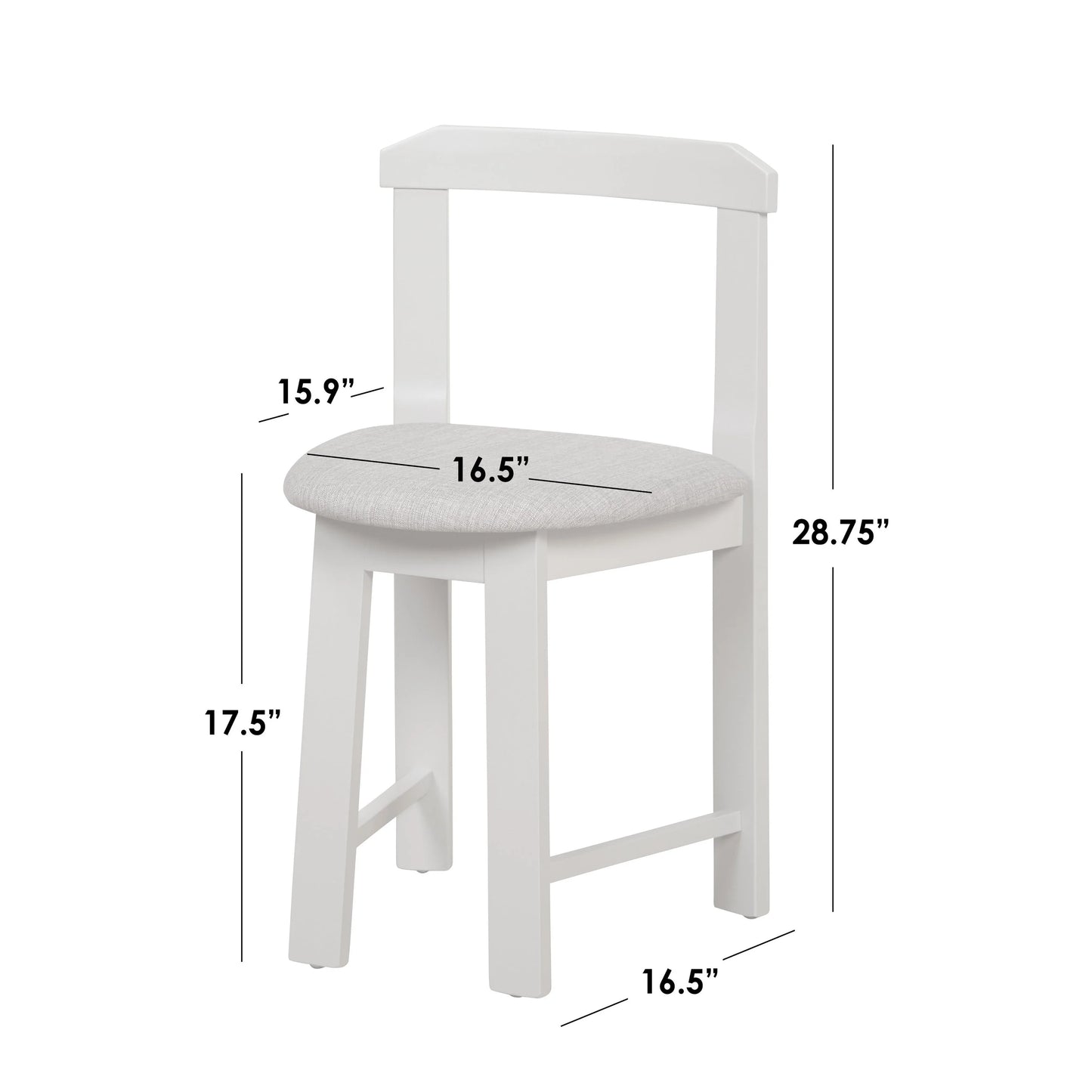Ensemble de salle à manger rond compact 5 pièces Harrisburg Tobey