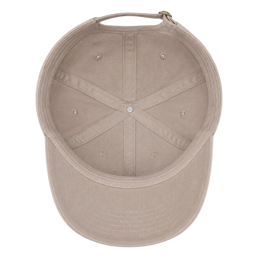 Capifi Classic Beige Adjustable Cotton Baseball Cap Unisex Casual Cap