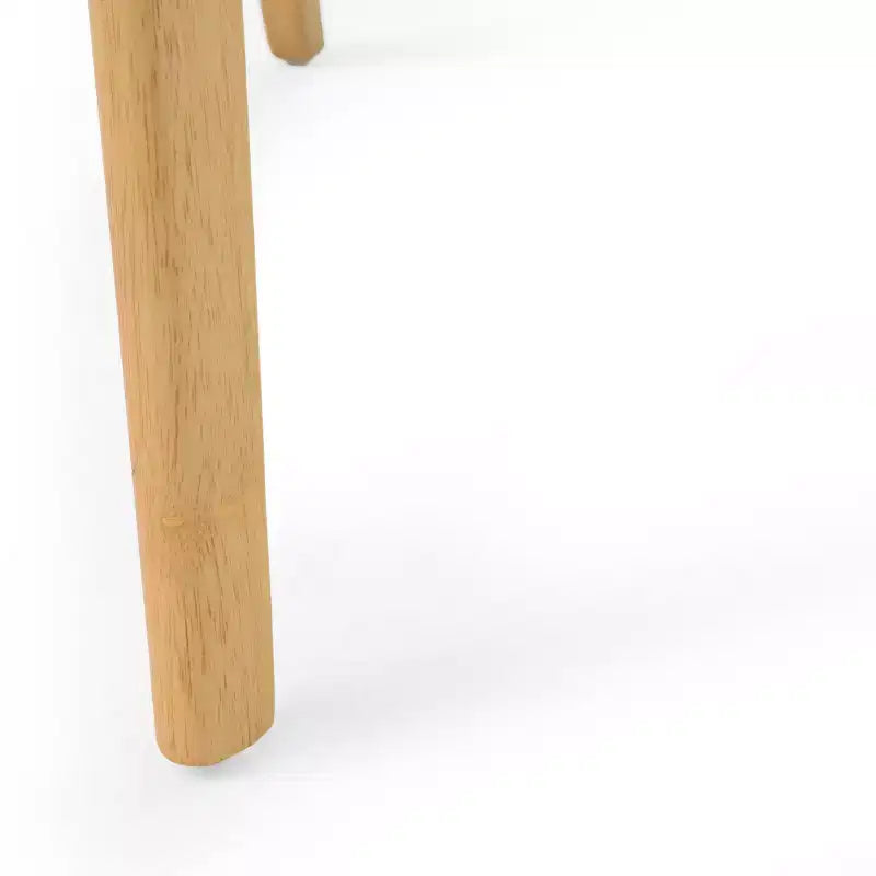 Chaises de salle à manger GDFStudio Toranto en bois d'hévéa et tissu d'inspiration Mid-Century (Lot de 2)