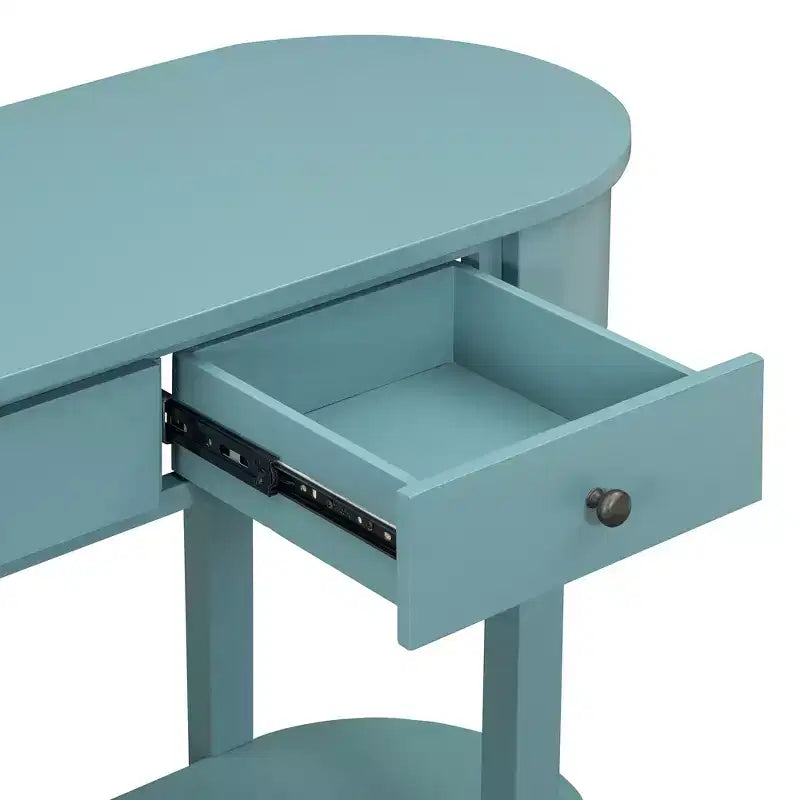 Console rustique Whisen Table d'entrée Table d'appoint avec tiroir à façade cannelée