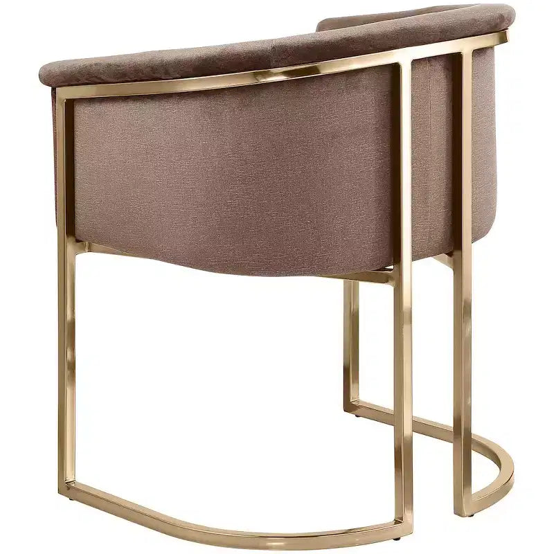 Meridian Furniture, Chaise de salle à manger Tierra en velours