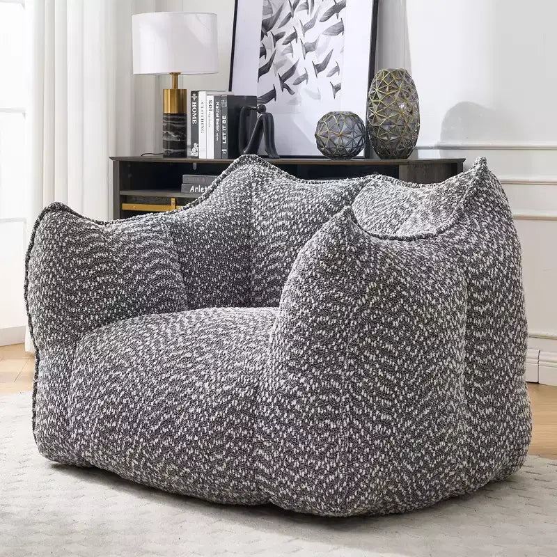 Fauteuils canapés avec mousse haute résilience pour salons et chambres, canapés paresseux carrés confortables, canapés pour adultes pour jouer, lire et regarder la télévision