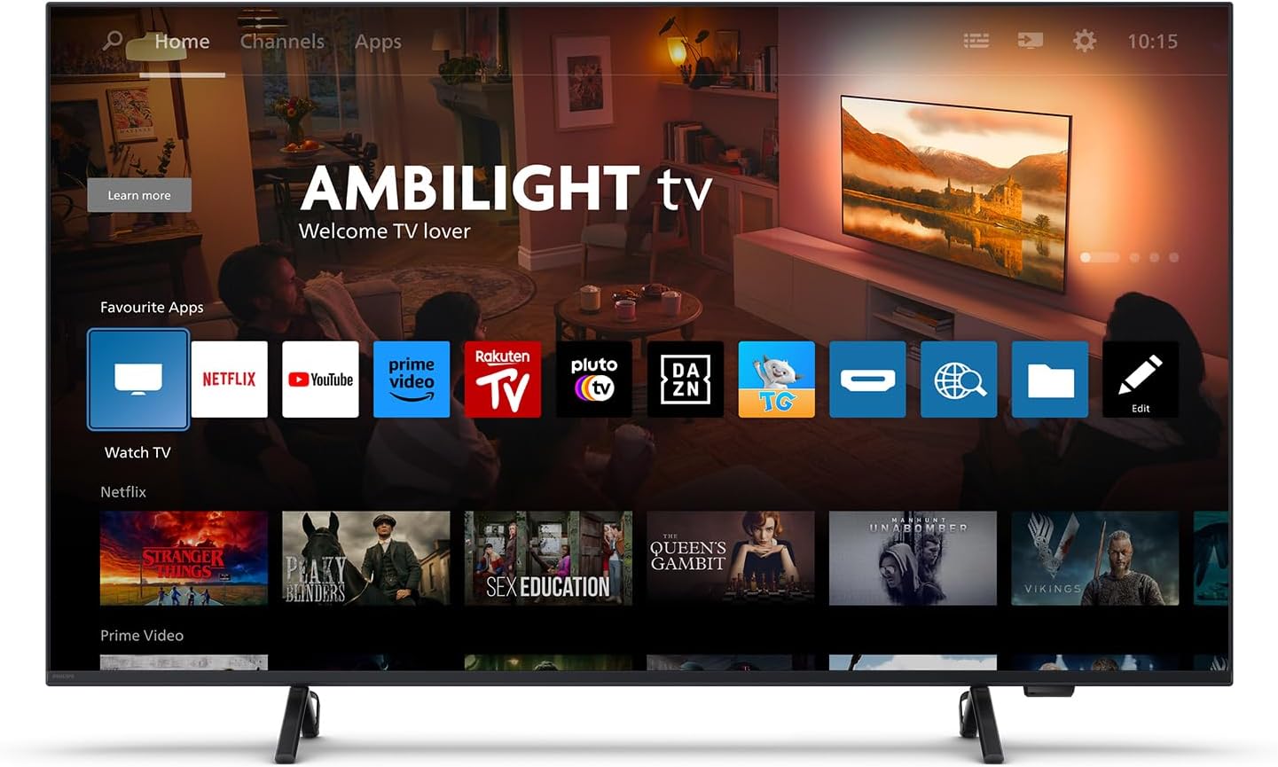 Philips 8000 series 50PUS8309/12 Fernseher 127 cm (50") 4K Ultra HD Smart-TV WLAN Schwarz 350 cd/m? (50PUS8309/12) [Classe énergétique G]