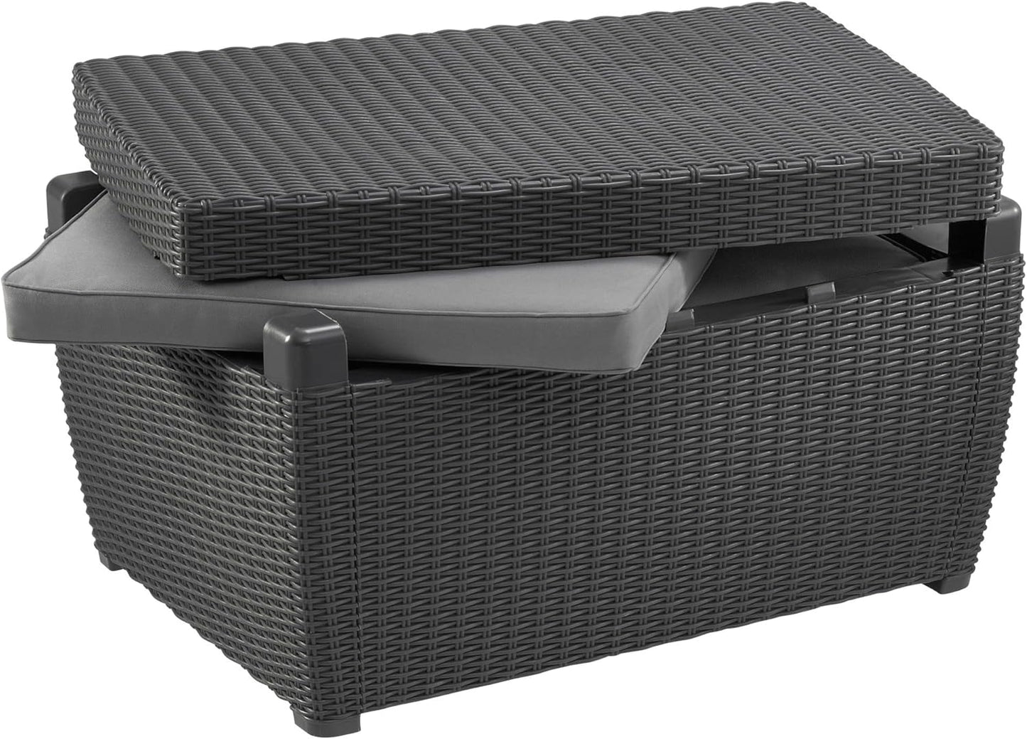 Mia Ensemble Table de Rangement en Graphite