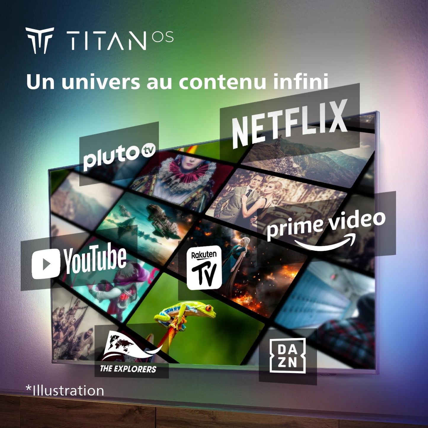 Philips 8000 series 50PUS8309/12 Fernseher 127 cm (50") 4K Ultra HD Smart-TV WLAN Schwarz 350 cd/m? (50PUS8309/12) [Classe énergétique G]