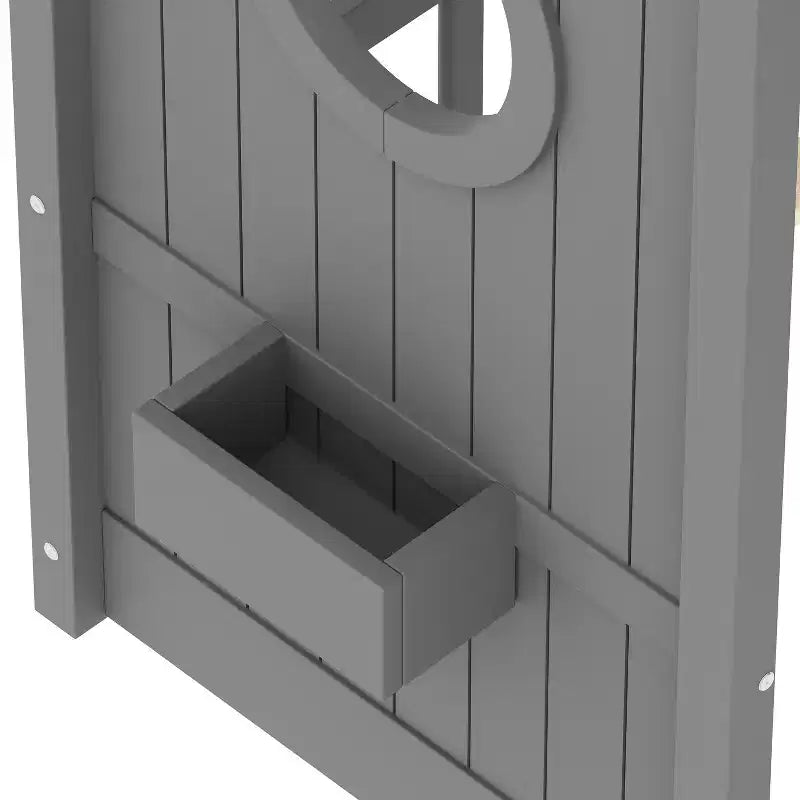 Lit cabane cabane Montessori pour enfant avec étagère de rangement - ModernLuxe