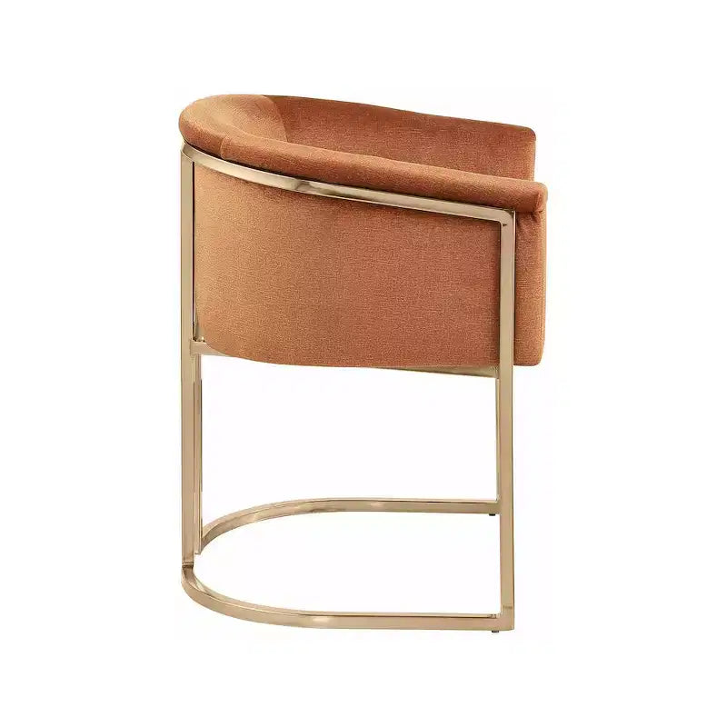Meridian Furniture, Chaise de salle à manger Tierra en velours