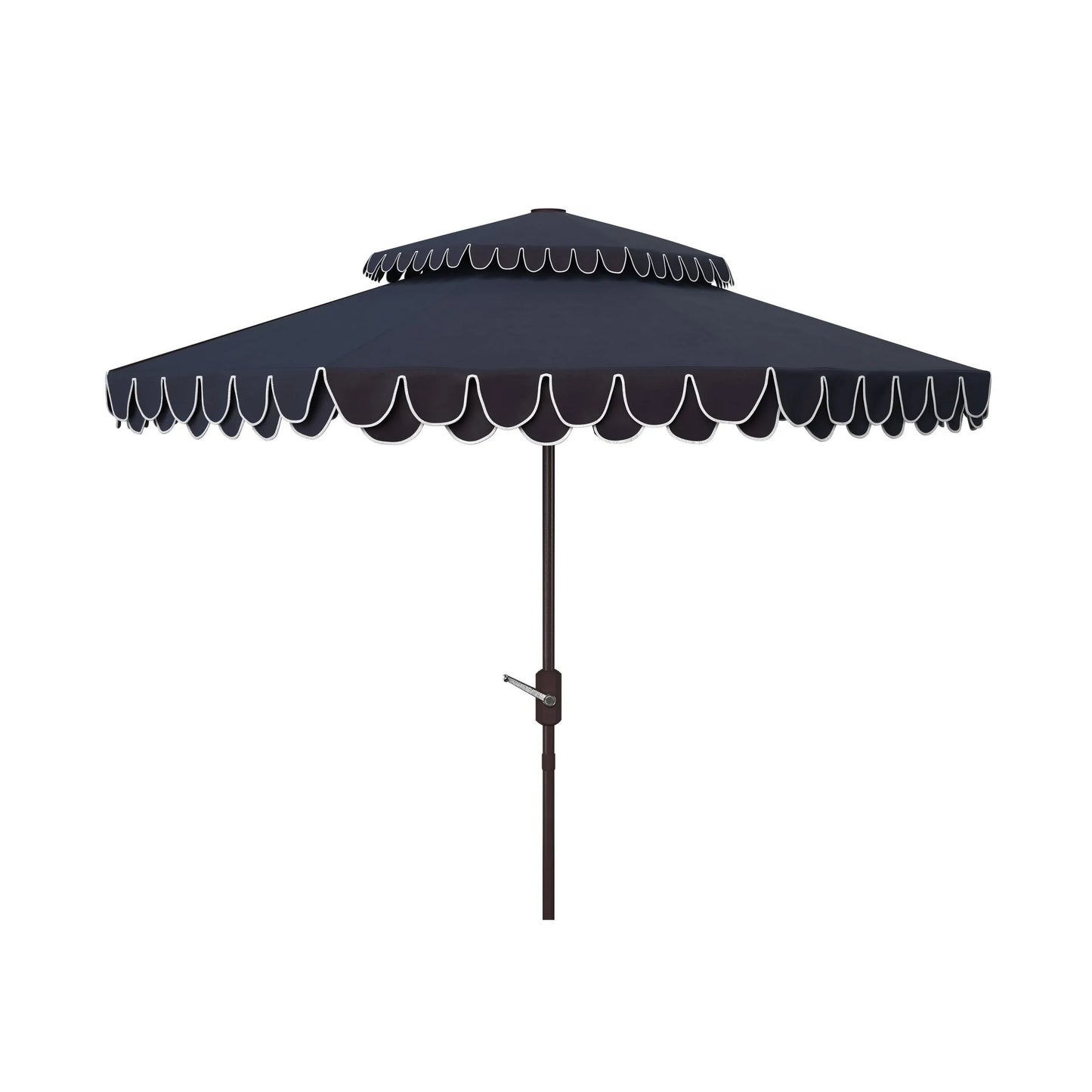Parasol déporté double toit 274 cm avec cantonnière Kjerstin SAFAVIEH Outdoor