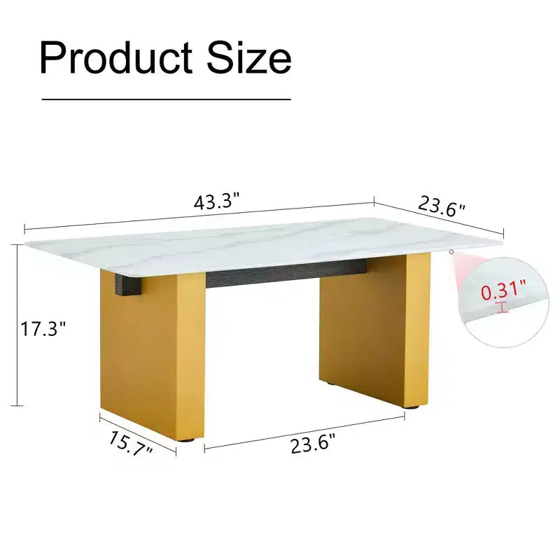 MAYEERTY Table de bar robuste Panneaux épais Patins réglables Conception de rangement sécurisée