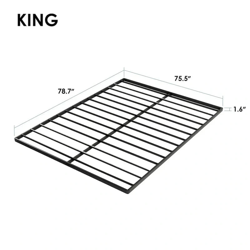 Planchette de lit en métal de 4 cm pour sommier de lit par Crown Comfort