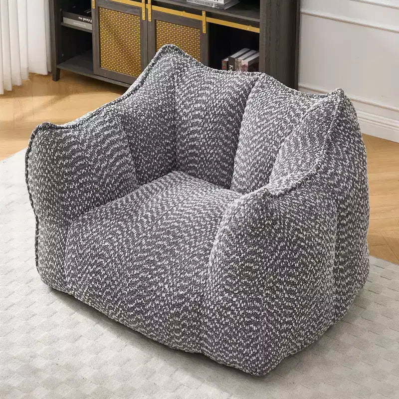 Fauteuils canapés avec mousse haute résilience pour salons et chambres, canapés paresseux carrés confortables, canapés pour adultes pour jouer, lire et regarder la télévision