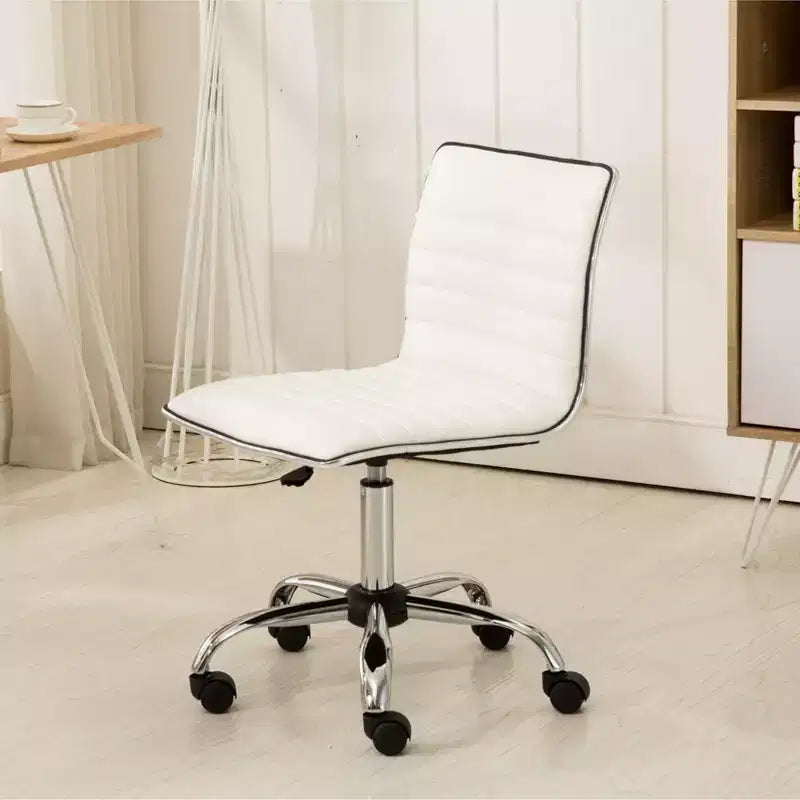 Chaise de bureau Fremo Chromel réglable à vérin pneumatique, blanche