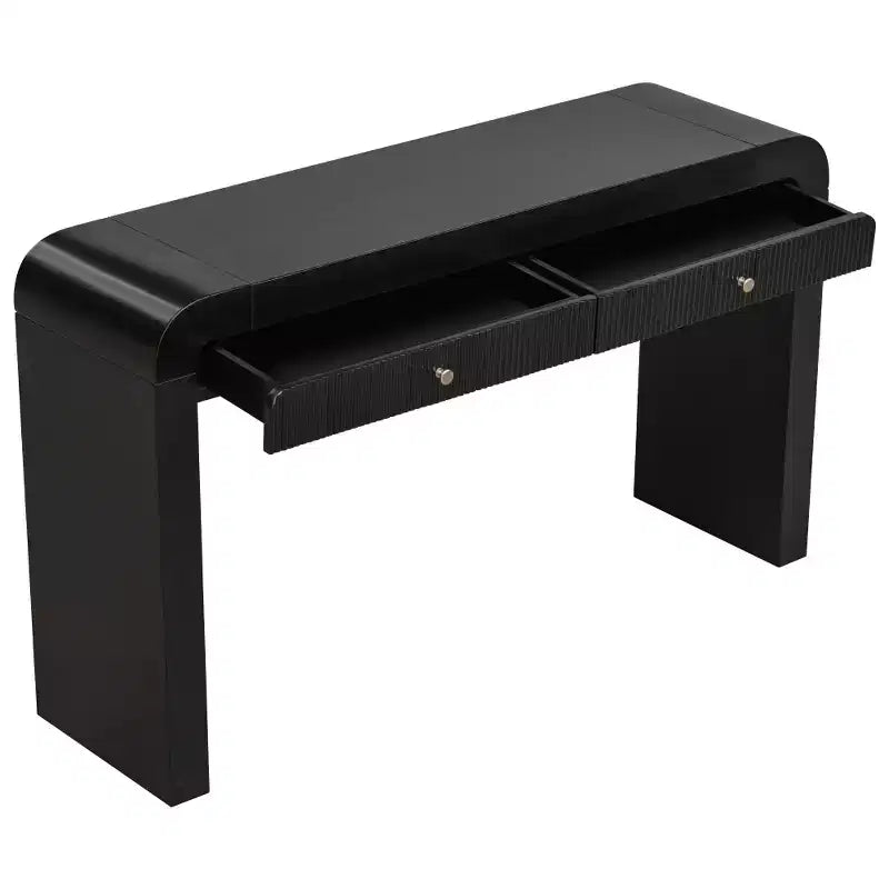 Console rustique Whisen Table d'entrée Table d'appoint avec tiroir à façade cannelée