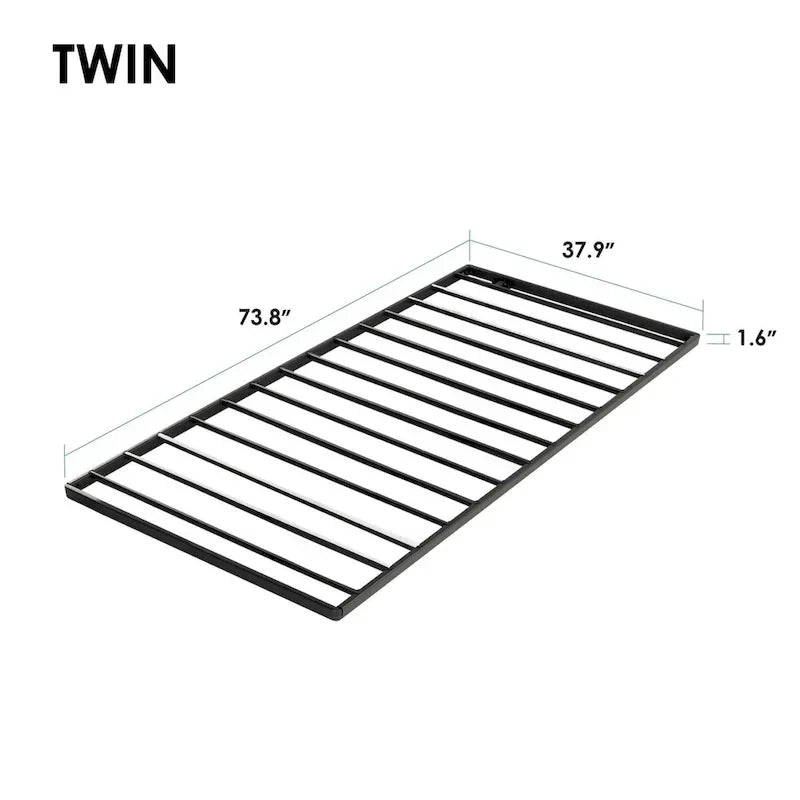 Planchette de lit en métal de 4 cm pour sommier de lit par Crown Comfort