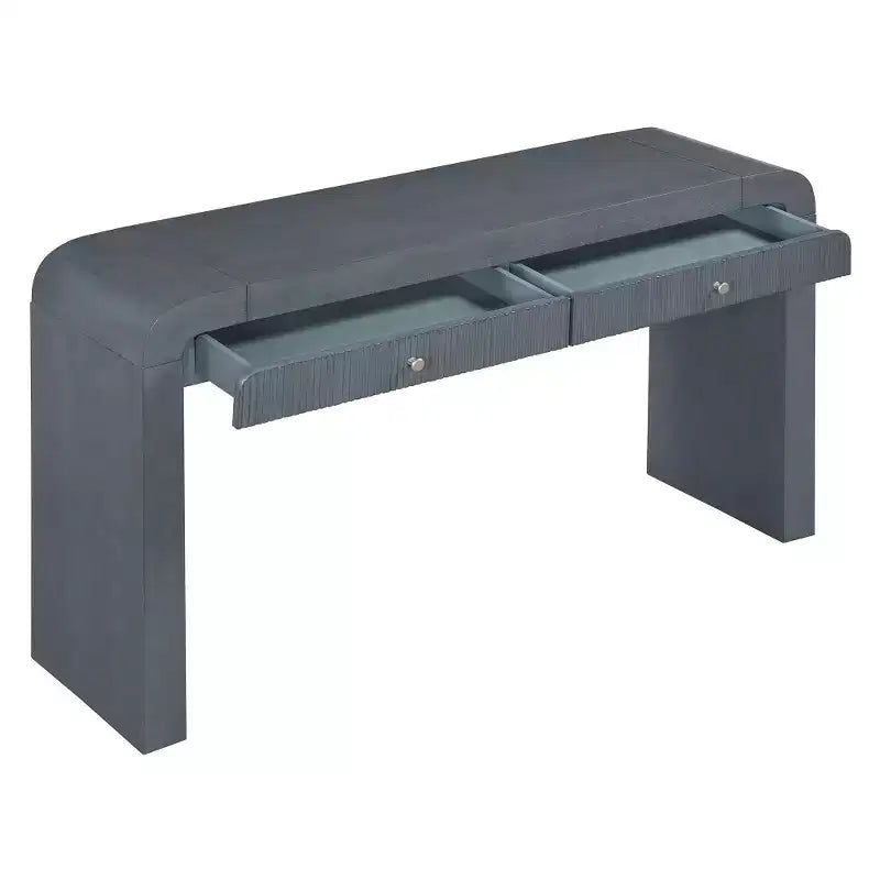 Console rustique Whisen Table d'entrée Table d'appoint avec tiroir à façade cannelée