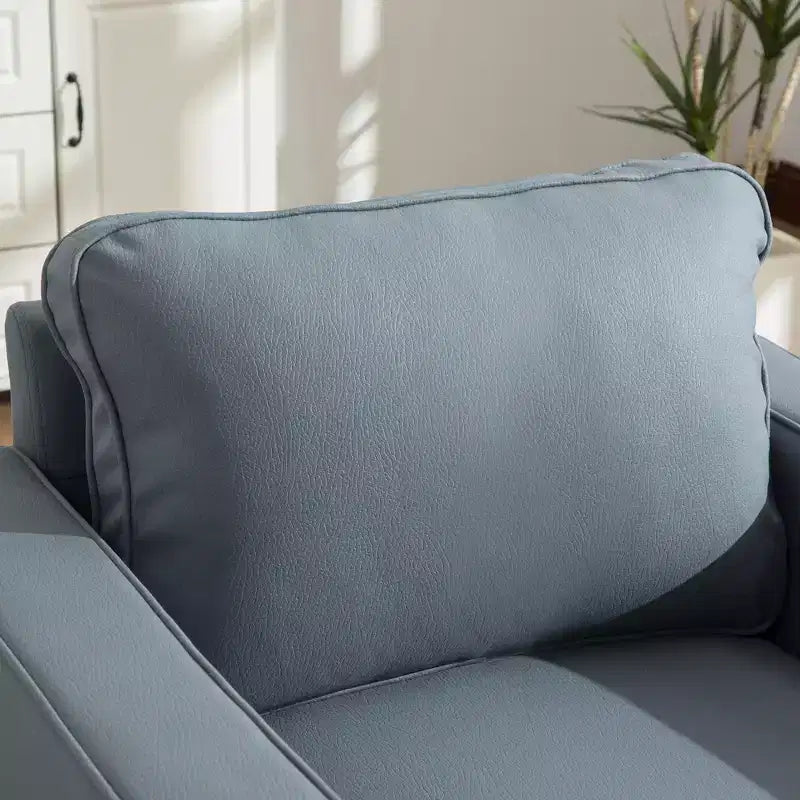 Fauteuil pivotant à 360° avec rangement dissimulé, fauteuil club une place avec oreiller pour salon, chambre, salle de lecture - ModernLuxe