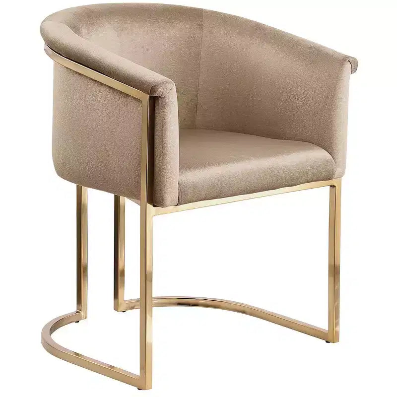 Meridian Furniture, Chaise de salle à manger Tierra en velours