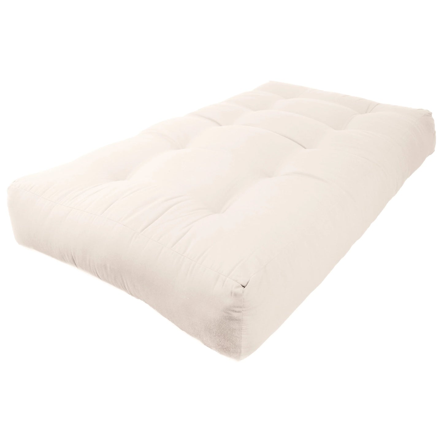 Matelas de futon en sergé épais de 10 pouces (simple, double ou grand)