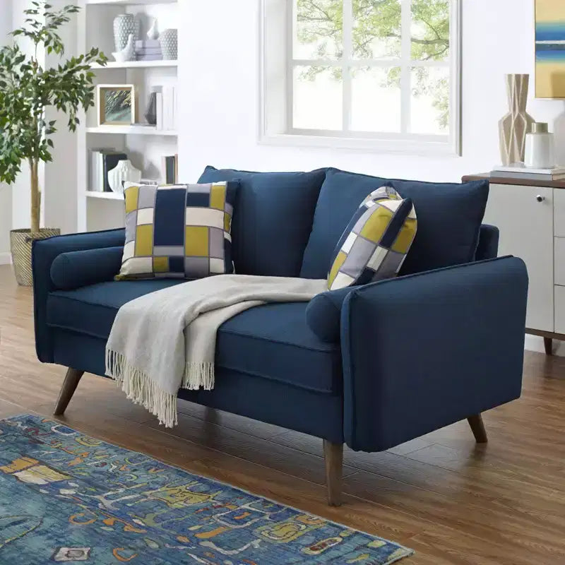 Causeuse en tissu rembourrée Revive - Modway