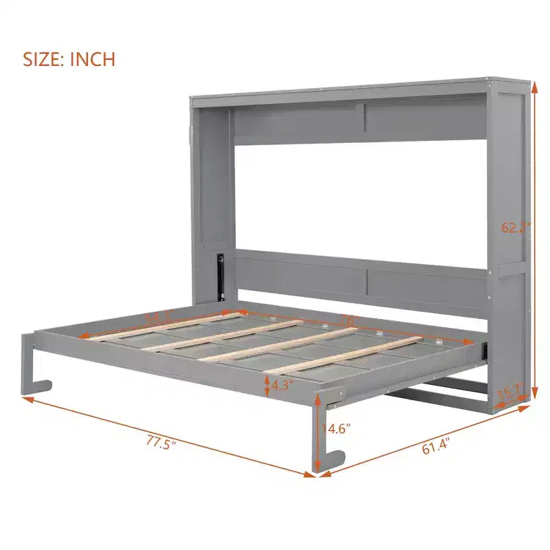 Lit escamotable GDFStudio Edwards en bois