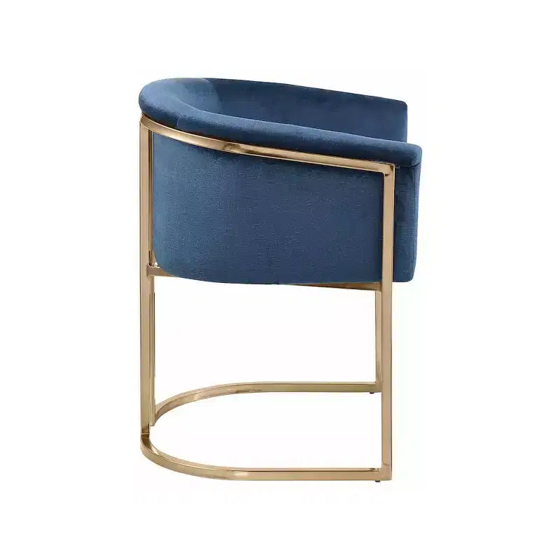 Meridian Furniture, Chaise de salle à manger Tierra en velours