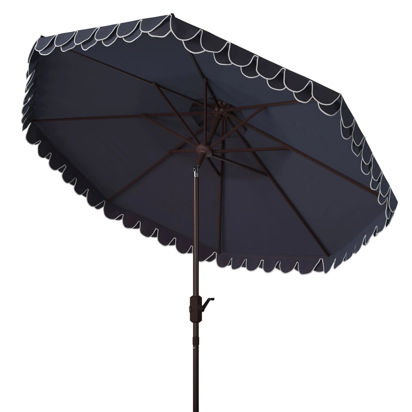 Parasol déporté double toit 274 cm avec cantonnière Kjerstin SAFAVIEH Outdoor