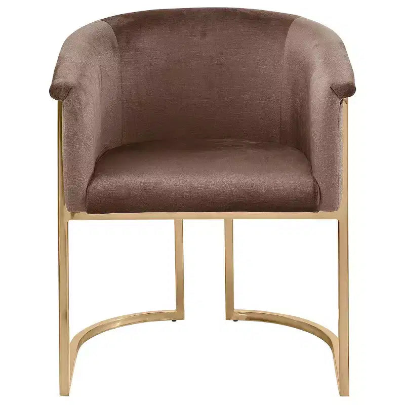 Meridian Furniture, Chaise de salle à manger Tierra en velours