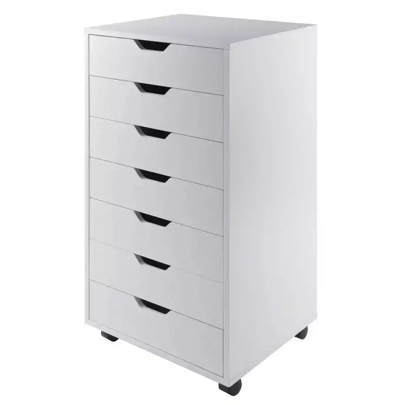 Commode Halifax à 7 tiroirs avec roulettes - Winsome
