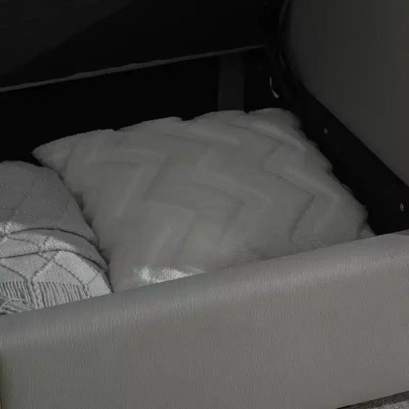 Fauteuil pivotant à 360° avec rangement dissimulé, fauteuil club une place avec oreiller pour salon, chambre, salle de lecture - ModernLuxe
