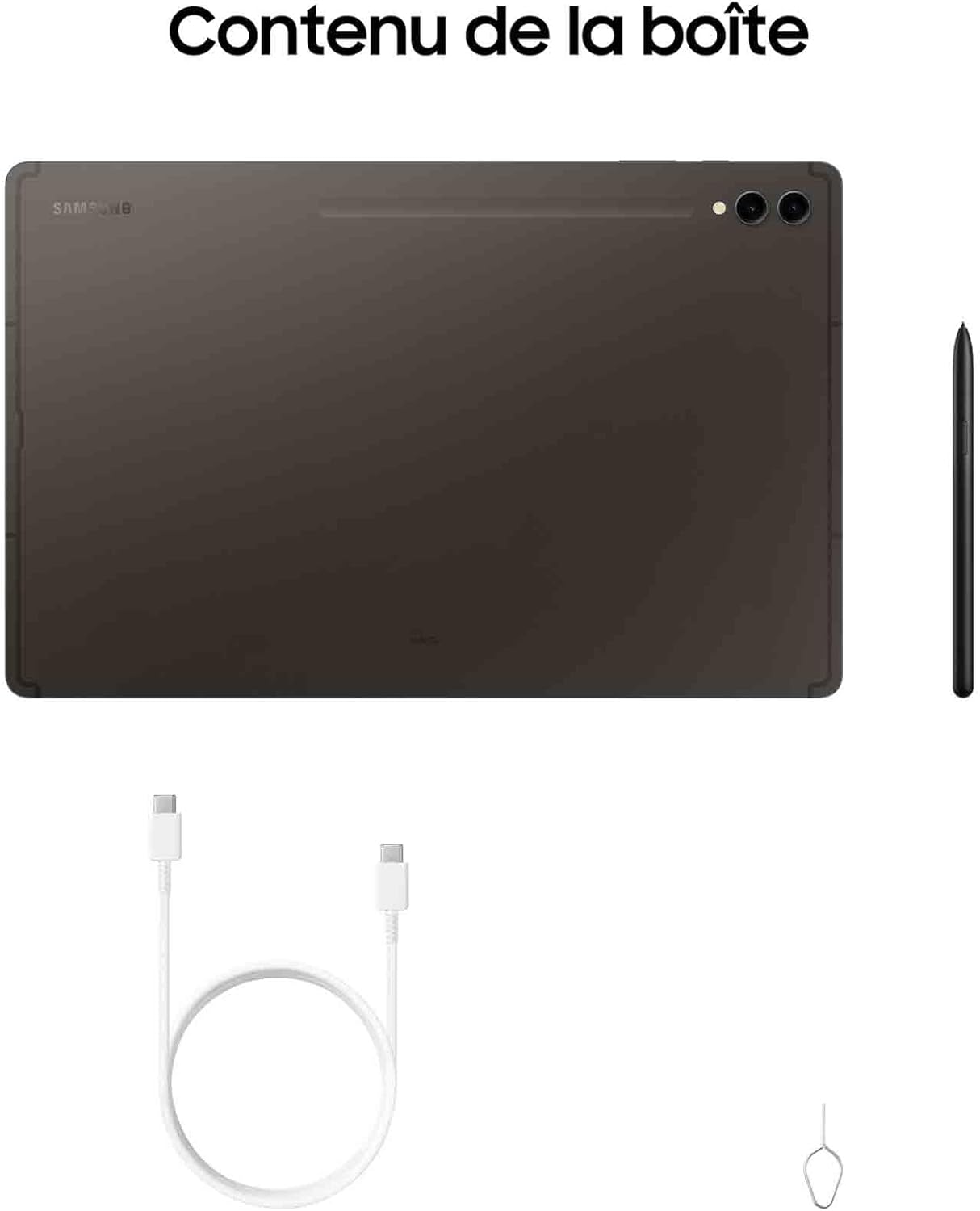 Samsung Galaxy Tab S9 Ultra Tablette avec Galaxy AI, Android, 14.6" 256Go de Stockage, Lecteur MicroSD, 5G, S Pen Inclus, Anthracite
