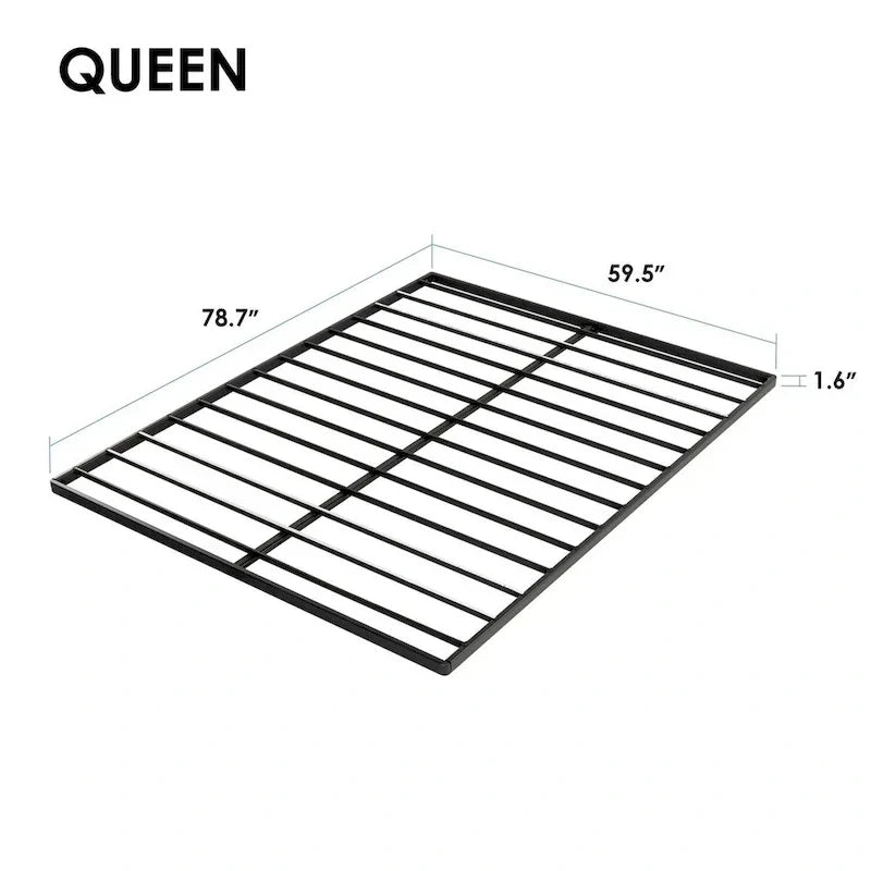 Planchette de lit en métal de 4 cm pour sommier de lit par Crown Comfort