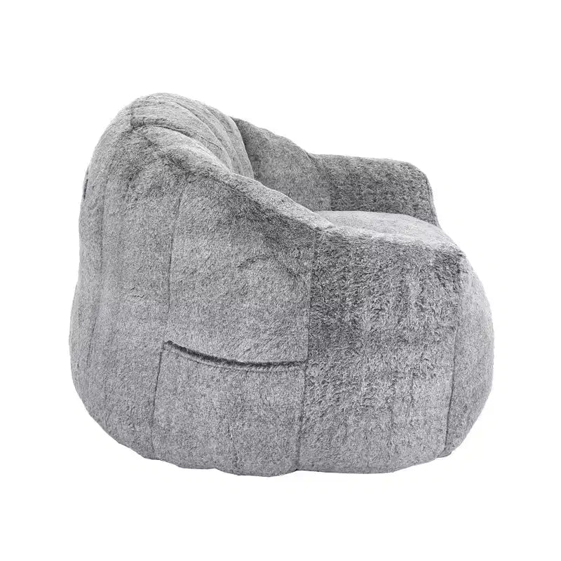 MAYEERTY Fauteuil Poire avec Accoudoirs en Mousse Haute Densité Confortable pour Adultes, Salon, Chambre à Coucher, Coin Lecture