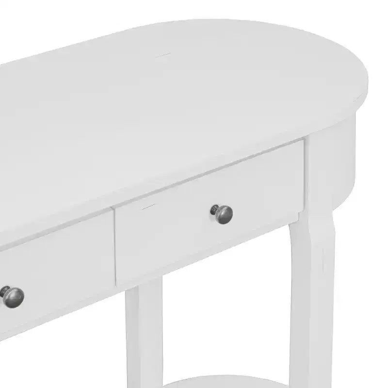Console rustique Whisen Table d'entrée Table d'appoint avec tiroir à façade cannelée
