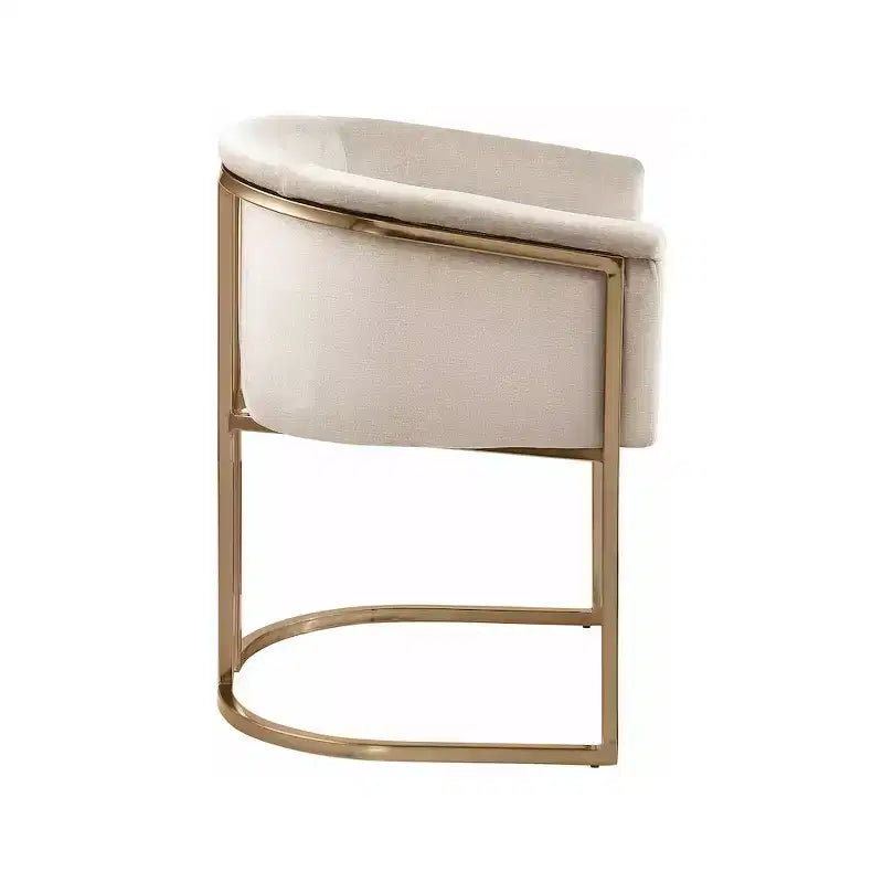 Meridian Furniture, Chaise de salle à manger Tierra en velours