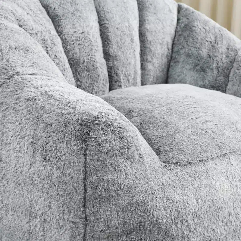 MAYEERTY Fauteuil Poire avec Accoudoirs en Mousse Haute Densité Confortable pour Adultes, Salon, Chambre à Coucher, Coin Lecture