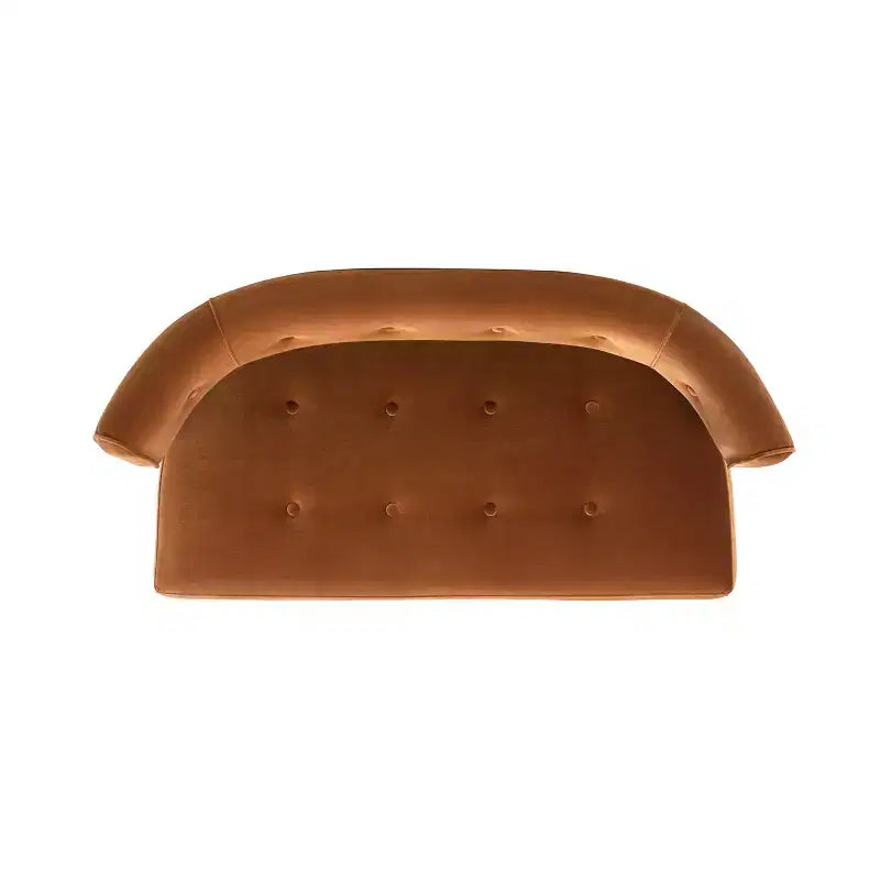 Banc causeuse capitonné avec accoudoirs Jared Jennifer Taylor Home