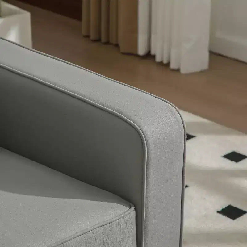 Fauteuil pivotant à 360° avec rangement dissimulé, fauteuil club une place avec oreiller pour salon, chambre, salle de lecture - ModernLuxe