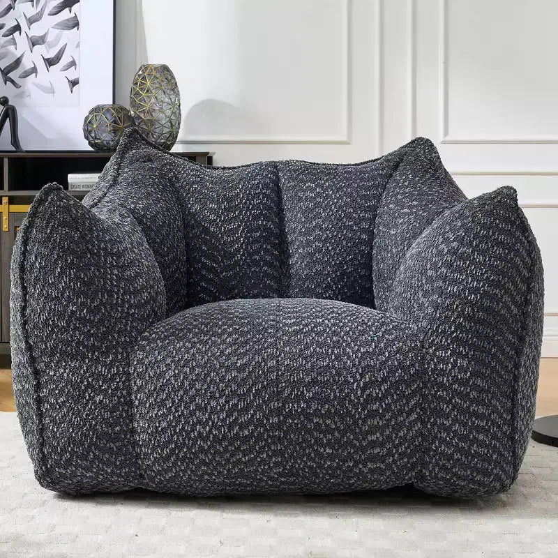 Fauteuils canapés avec mousse haute résilience pour salons et chambres, canapés paresseux carrés confortables, canapés pour adultes pour jouer, lire et regarder la télévision