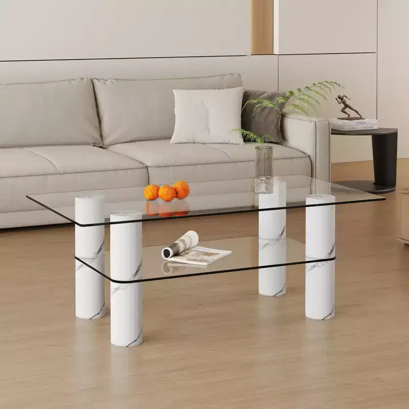 MAYEERTY 63 Table console rustique, table d'appoint en bois avec 6 compartiments ouverts pour entrée