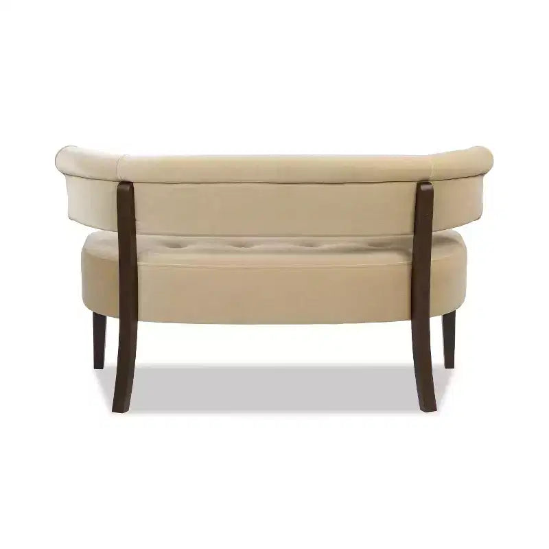 Banc causeuse capitonné avec accoudoirs Jared Jennifer Taylor Home
