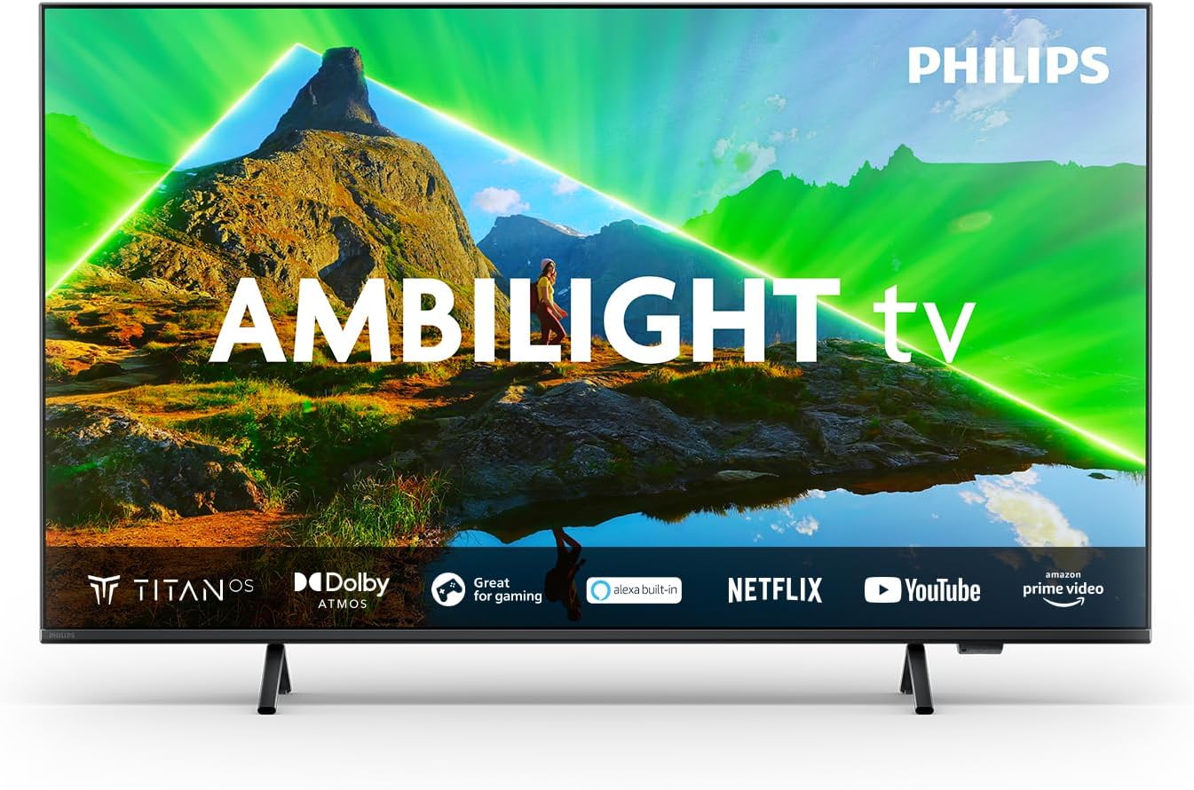 Philips 8000 series 50PUS8309/12 Fernseher 127 cm (50") 4K Ultra HD Smart-TV WLAN Schwarz 350 cd/m? (50PUS8309/12) [Classe énergétique G]