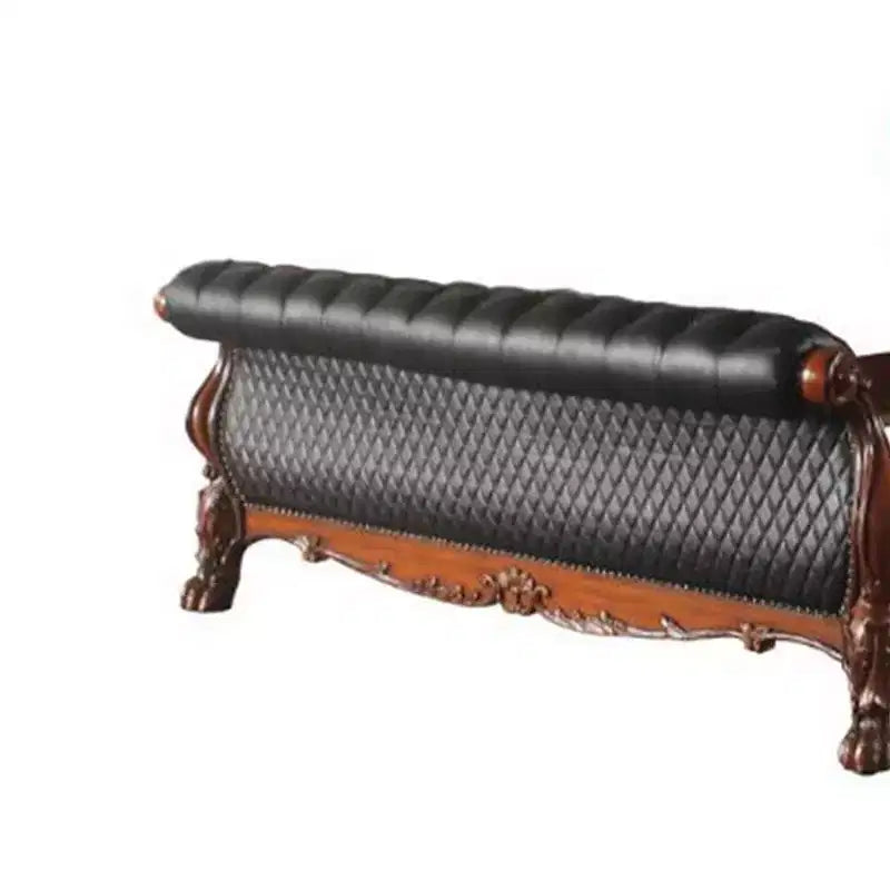 Lit Queen 103" Dresden PU et Chêne Cerisier - Acme Furniture