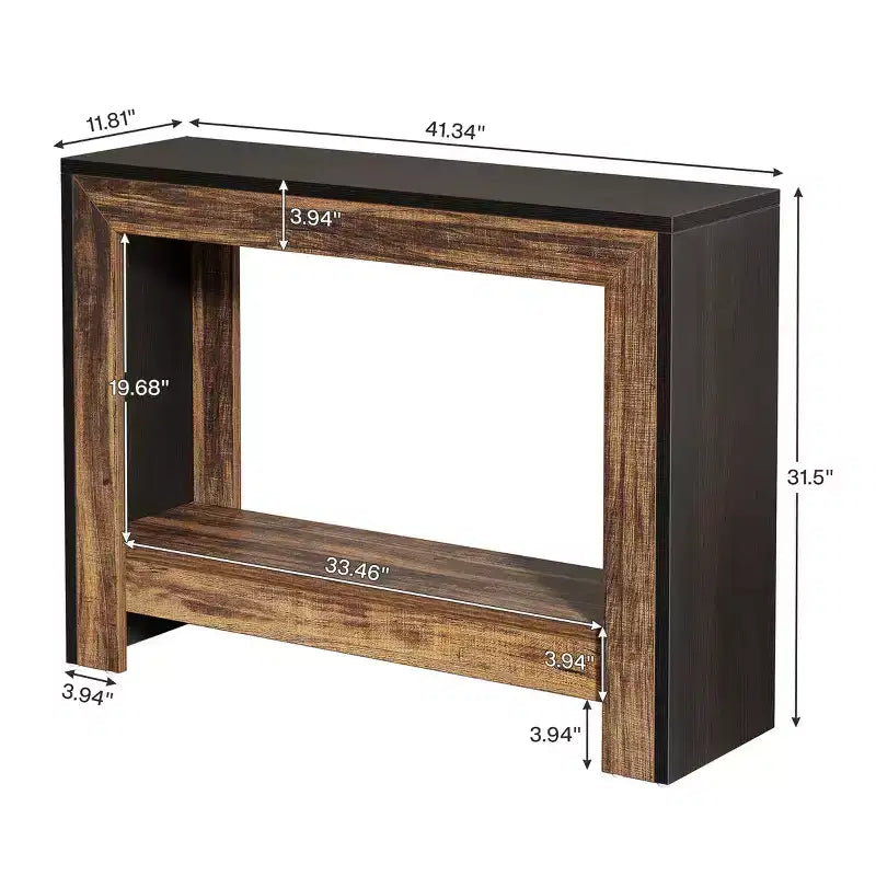 Table console rectangulaire GDFStudio Polly moderne de 41 po