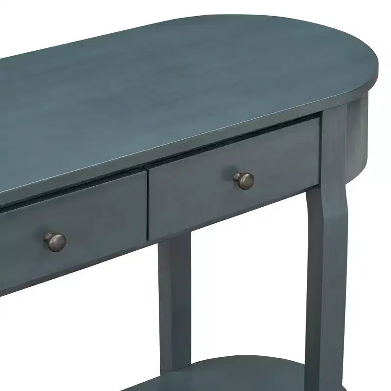 Console rustique Whisen Table d'entrée Table d'appoint avec tiroir à façade cannelée