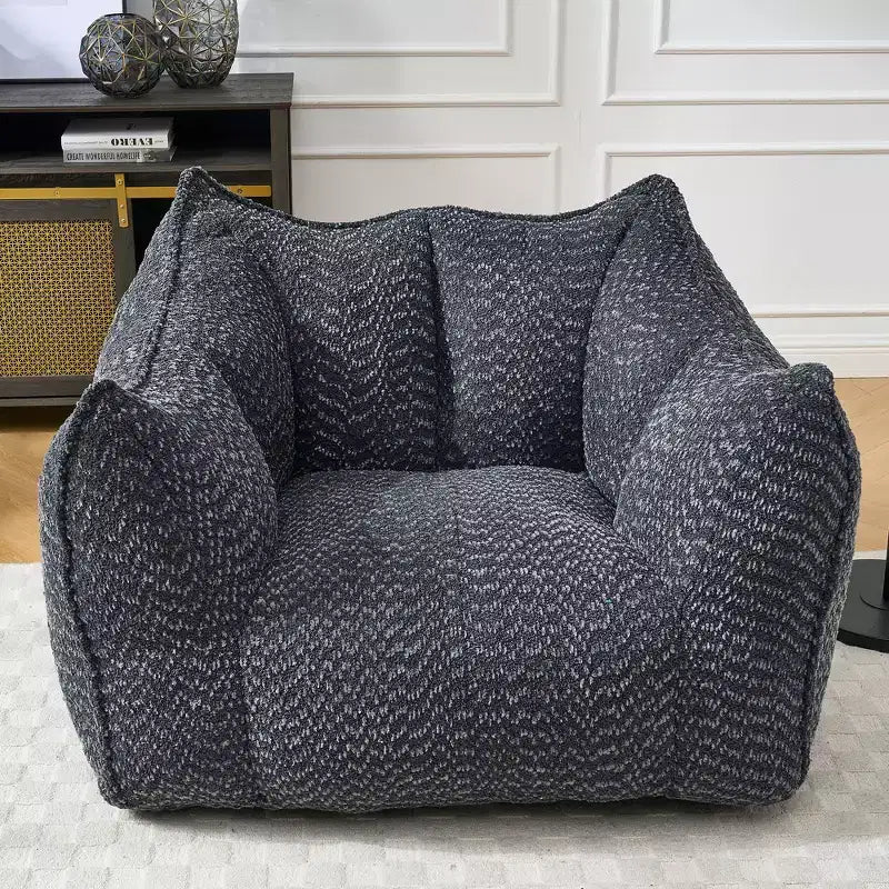 Fauteuils canapés avec mousse haute résilience pour salons et chambres, canapés paresseux carrés confortables, canapés pour adultes pour jouer, lire et regarder la télévision