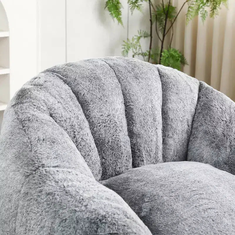 MAYEERTY Fauteuil Poire avec Accoudoirs en Mousse Haute Densité Confortable pour Adultes, Salon, Chambre à Coucher, Coin Lecture
