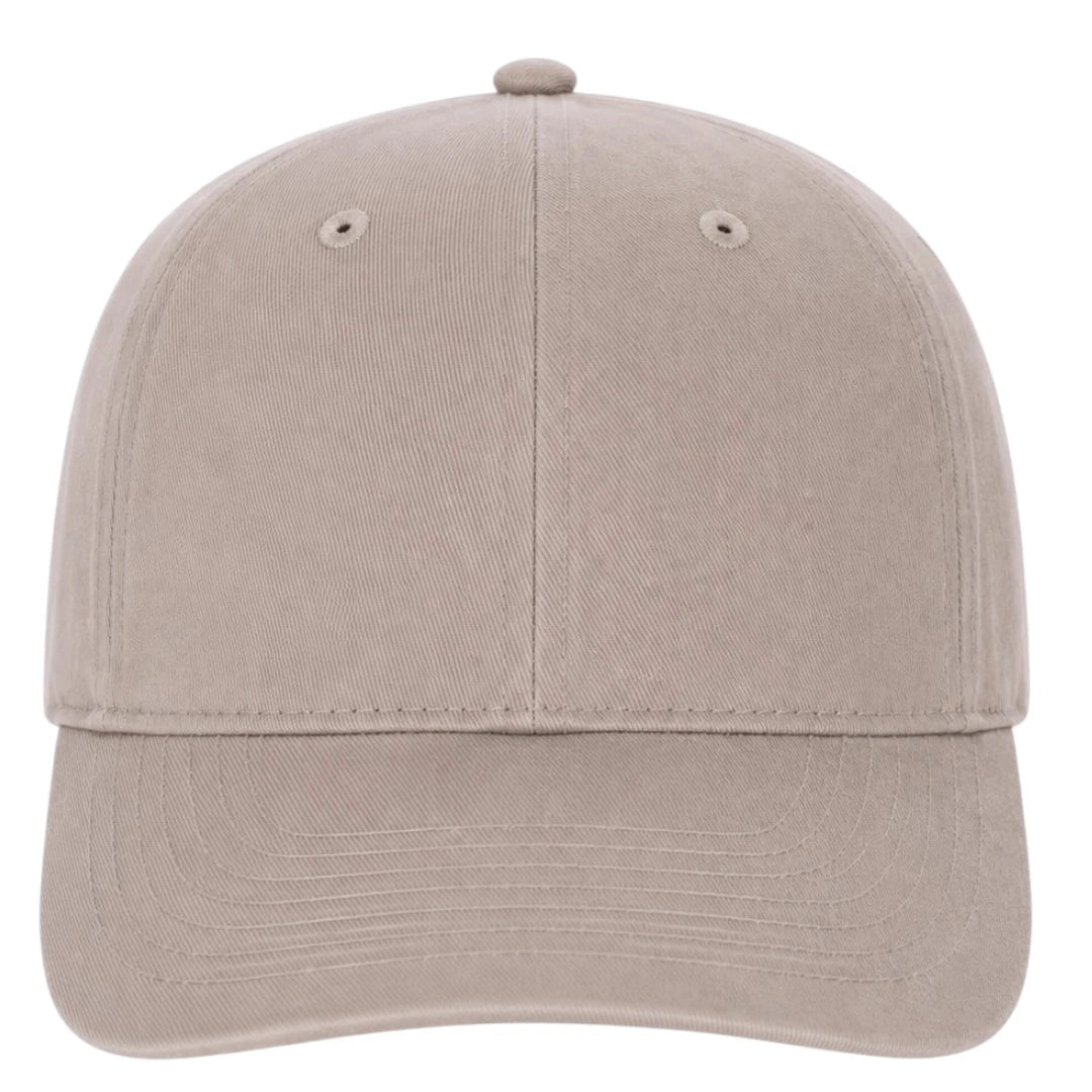 Capifi Classic Beige Adjustable Cotton Baseball Cap Unisex Casual Cap