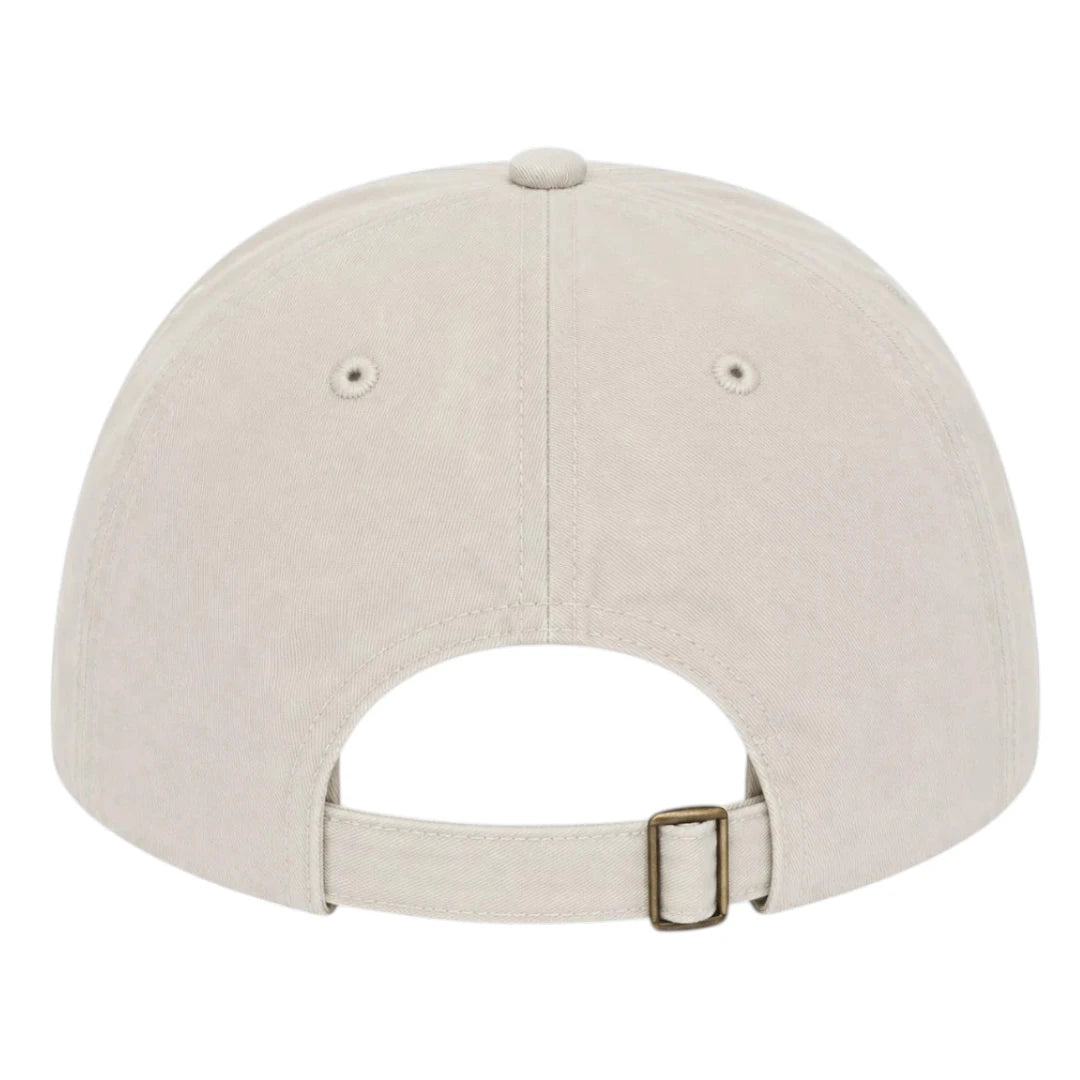 Capifi Classic Beige Adjustable Cotton Baseball Cap Unisex Casual Cap