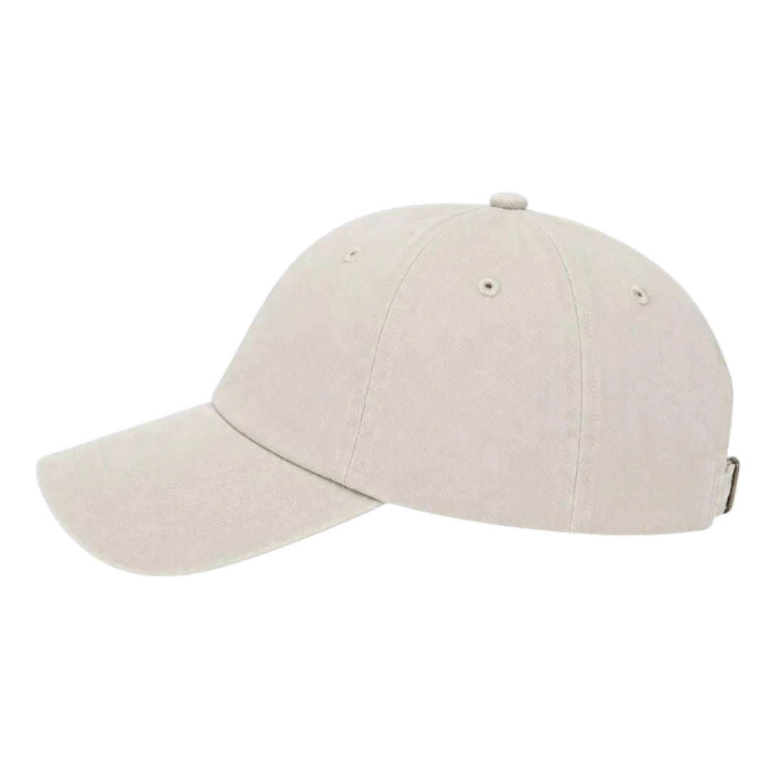 Capifi Classic Beige Adjustable Cotton Baseball Cap Unisex Casual Cap